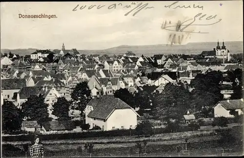 Ak Donaueschingen im Schwarzwald, Panorama