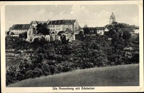 Ak Freyburg an der Unstrut, Neuenburg mit Edelacker