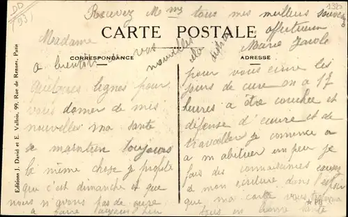 Ak Villepinte Seine-Saint-Denis, Sanatorium, Division Ste Marie