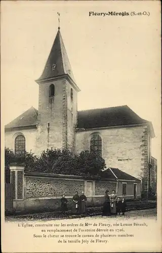 Ak Fleury Mérogis Essonne, L'Eglise