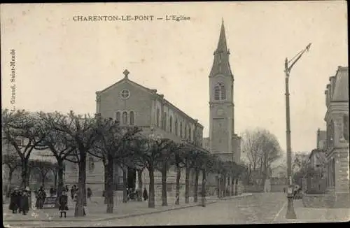 Ak Charenton Val de Marne, L'Eglise