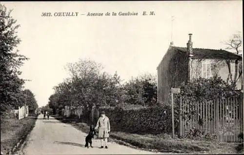 Ak Coeuilly Val de Marne, Avenue de la Gauloise