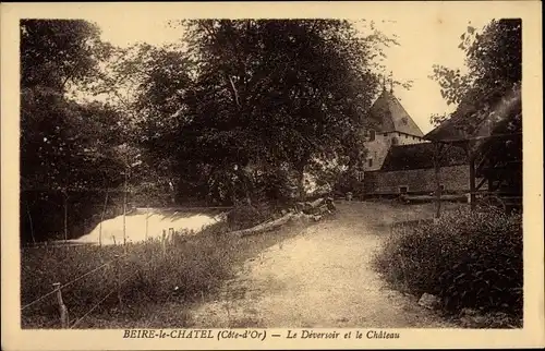 Ak Beire-le-Châtel Côte-d’Or, Le Diversoir et le Chateau