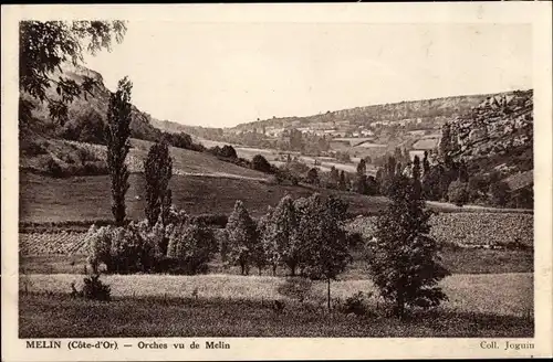 Ak Melin Haute Saon, Orches vu de Melin