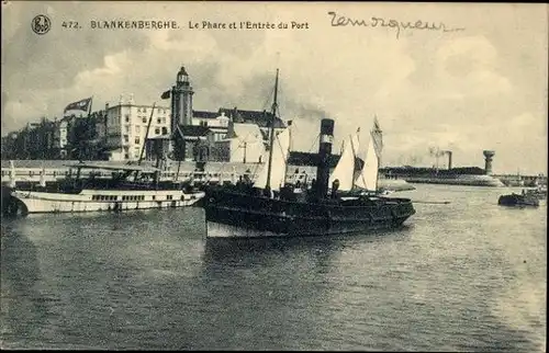 12 alte Ak Blankenberghe, diverse Ansichten