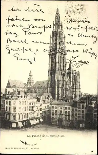 10 alte Ak Antwerpen, diverse Ansichten