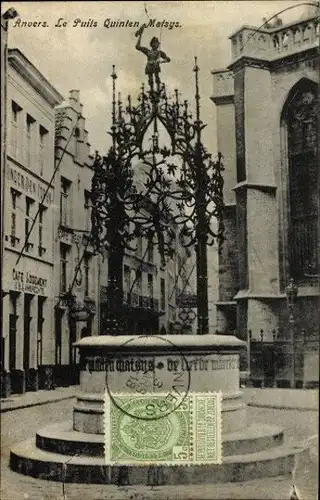 10 alte Ak Antwerpen, diverse Ansichten