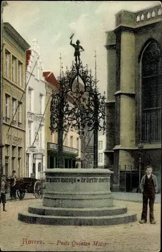 10 alte Ak Antwerpen, diverse Ansichten