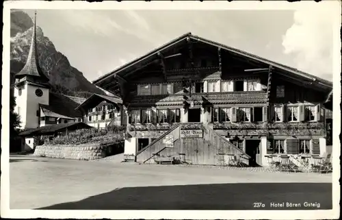 Ak Gstaad Saanen Kt, Hotel Bären Gsteig