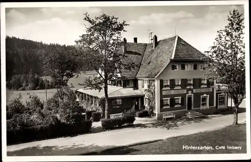 Ak Hinterzarten im Südschwarzwald, Cafe Imbery