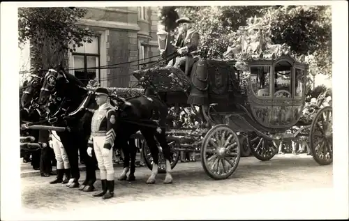 Ak London City England, Goldene Kutsche, Eröffnung des Parlaments September 1931