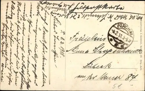 Ak Parchim in Mecklenburg, Eldepartie, St Marienkirche