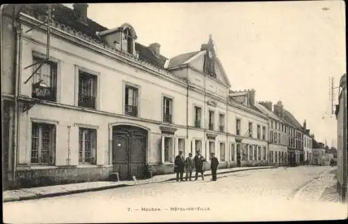 Ak Houdan Yvelines, Hotel de Ville, vue de face