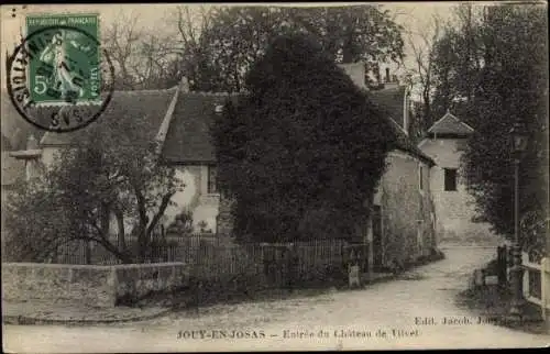Ak Jouy en Josas Yvelines, Entrée d Château de Vilvet