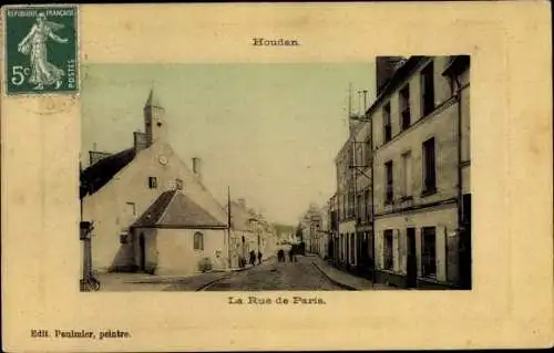 Passepartout Ak Houdan Yvelines, La Rue de Paris