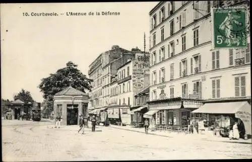 Ak Courbevoie Hauts de Seine, Avenue de la Defense