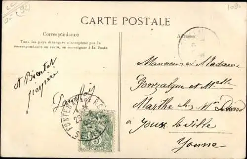 Ak Fontenay aux Roses Hauts de Seine, Tauben, Schwalben, Souvenir