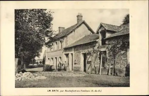 Ak Rochefort en Yvelines, La Bate, une rue