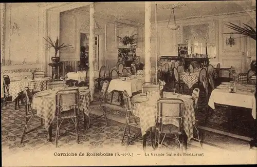 Ak Rolleboise Yvelines, Grande Salle du Restaurant