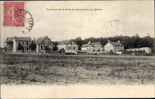 Ak Garancieres Yvelines, Environs de la Gare