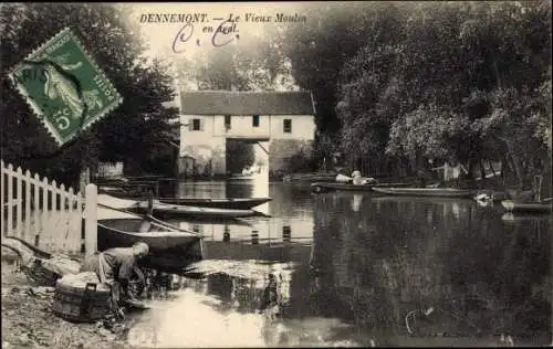 Ak Dennemont Yvelines, Le Vieux Moulin