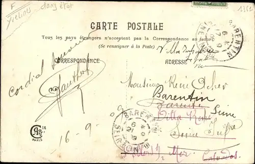 Ak Longnes Yvelines, La Fortelle, Rue des Vignettes