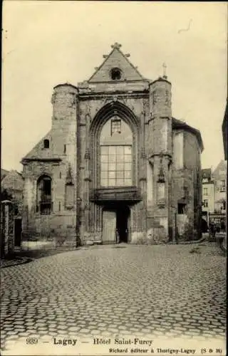 Ak Lagny Seine et Marne, Hotel Saint Furcy