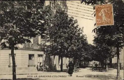 Ak La Garenne Colombes Hauts de Seine, Avenue Comte