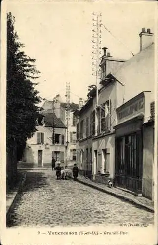 Ak Vaucresson Hauts de Seine, Grande Rue