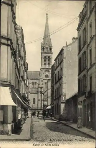 Ak Saint Cloud Hauts de Seine, Eglise