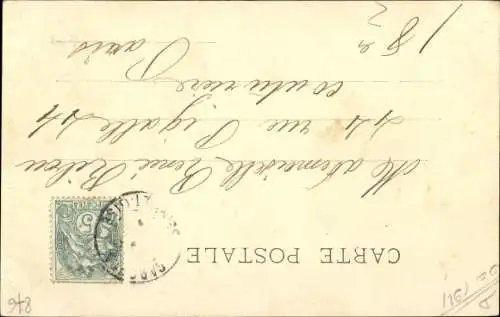 Ak Garches Hauts de Seine, L'Eglise et la Poste