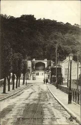 Ak Sèvres Hauts-de-Seine, La Guille et la Pont du Mail