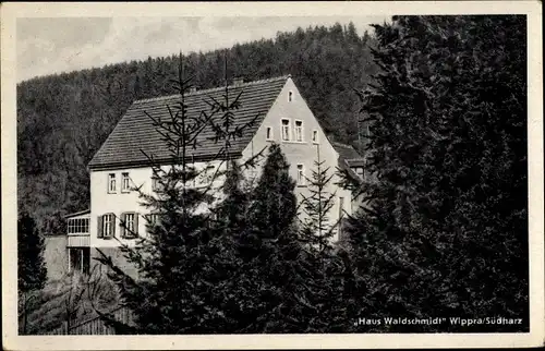 Ak Wippra Sangerhausen am Harz, Kinderheim Staub, Haus Waidschmidt