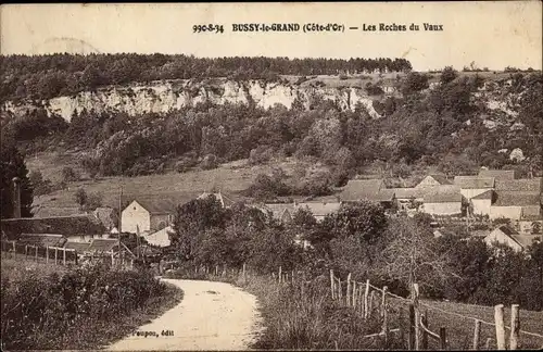 Ak Bussy-le-Grand Côte-d’Or, Les Roches du Vaux