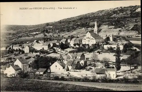 Ak Bligny-sur-Ouche Côte-d’Or, Vue Generale