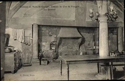 Ak Nuits-Saint-Georges Côte-d’Or, Chateau du Clos Vougeot, Les Cuisines