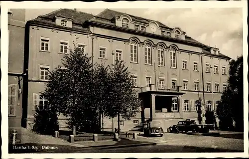 Ak Hartha in Sachsen, Rathaus