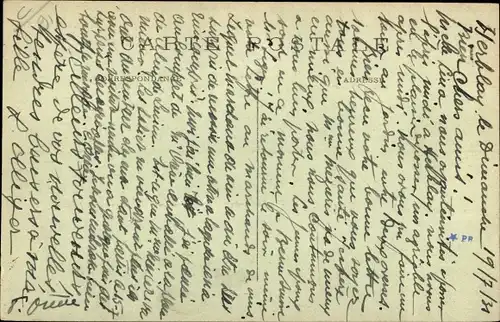 Ak Herblay Val d’Oise, Le Chateau, Les Tourelles