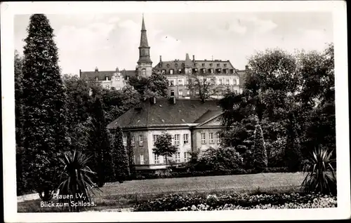 Ak Plauen im Vogtland, Blick zum Schloss
