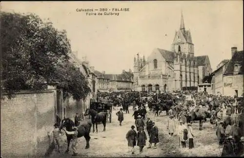 Ak Falaise Calvados, Foire de Guibray