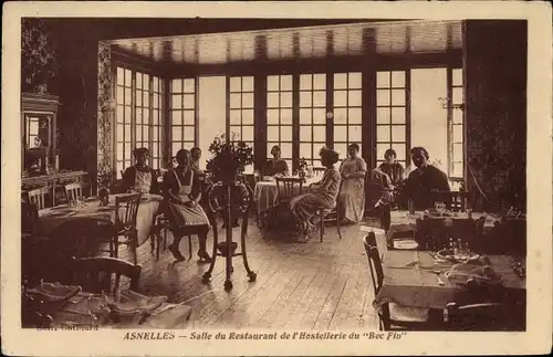 Ak Asnelles Calvados, Salle du Restaurant de l'Hostellerie du Bec Fin