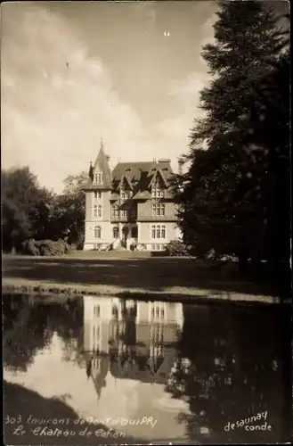 Ak Pont d'Ouilly Calvados, Le Chateau de Cahan