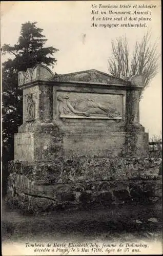 Ak Falaise Calvados, La Breche au Diable et Tombeau de Marie Joly