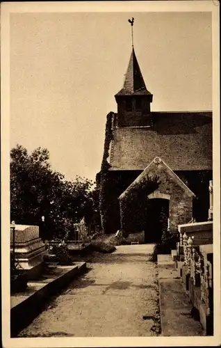 Ak Benerville Calvados, L'eglise Saint Christophe