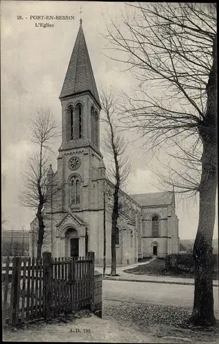 Ak Pont en Bessin Calvados, L'eglise