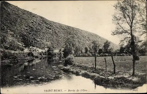 Ak Saint Remy Calvados, Bords de l'Orn