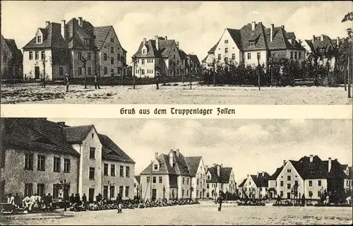 Ak Zossen in Brandenburg, Truppenlager