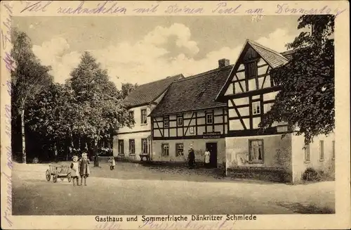 Ak Dänkritz Neukirchen Pleiße, Gasthaus Dänkritzer Schmiede