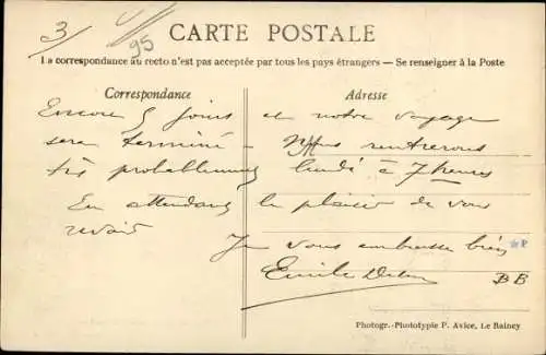 Ak Sannois Val d’Oise, Chemin des Moulins