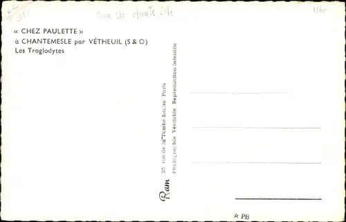 Ak Chantemesle Val d´Oise, Les Troglodytes